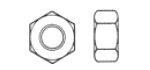 Чертеж DIN 555 Чертеж DIN 555