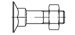 Чертеж DIN 605 Чертеж DIN 605