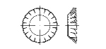 Чертеж DIN 6798V Чертеж DIN 6798V