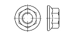 Чертеж DIN 6923 Чертеж DIN 6923