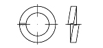 Чертеж DIN 7980 Чертеж DIN 7980