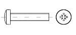 Чертеж DIN 7985 Чертеж DIN 7985