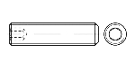Чертеж DIN 913 Чертеж DIN 913