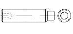 Чертеж DIN 915 Чертеж DIN 915